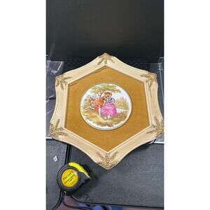 1027. French Porcelain Courting Couple Artwork - number 2